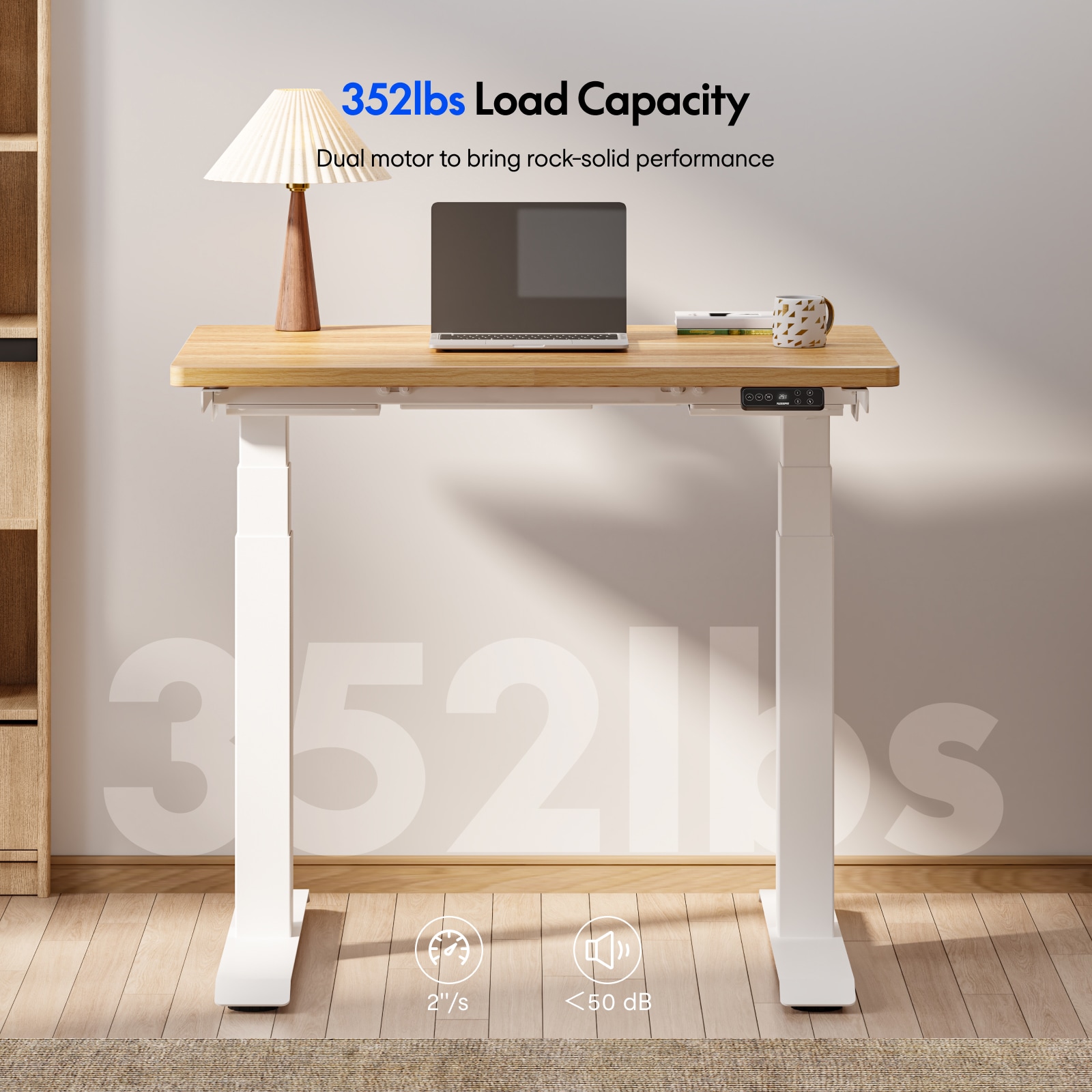 FlexiSpot Small Standing Desk | E7 Mini Sit Stand Desk for Closet